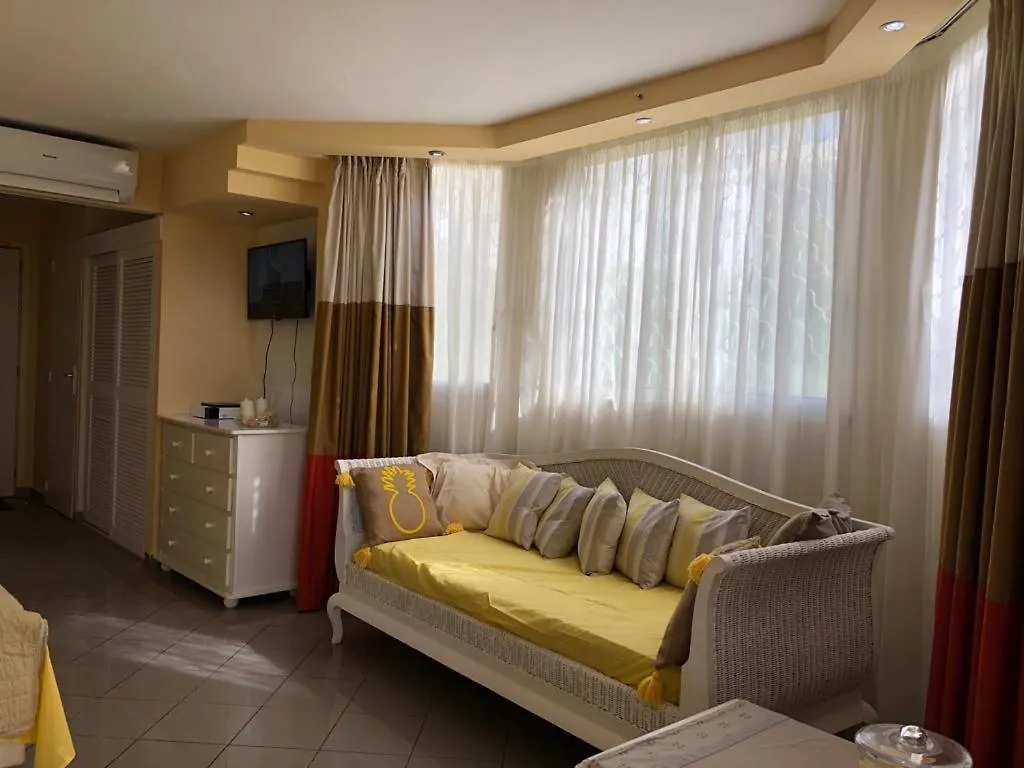 Beau Studio Lumineux Vue Mer Acces Plage Et Piscine Le Gosier  Apartment Le Gosier (Grande-Terre)